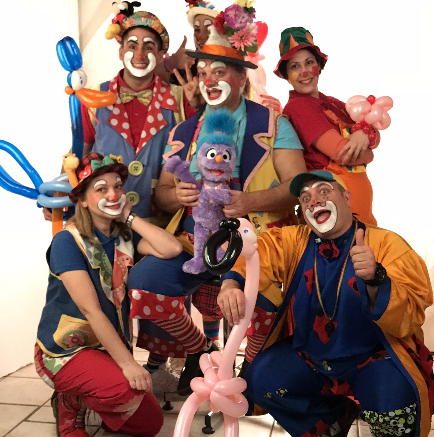 group clown